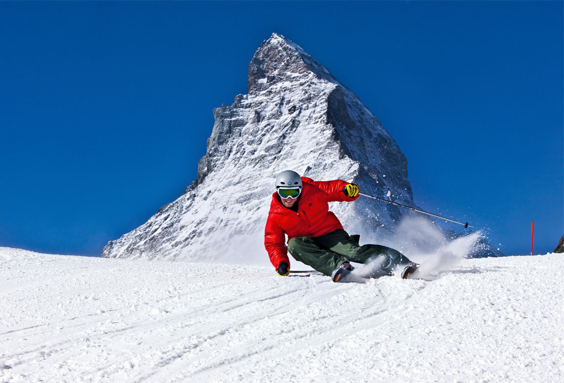 Zermatt skiing and the Matterhorn