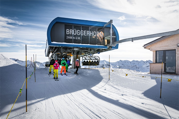 Brüggerhorn lift - Arosa Lenzerheide skiing