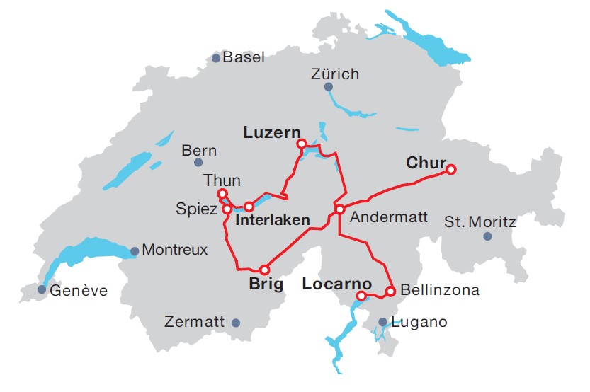 15 Days Swiss Experience Scenic Rail Holiday | Swiss Holiday Company